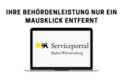 Link zum digitalen Serviceportal Service BW
