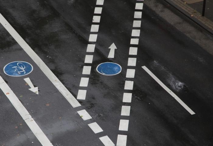 Sich querende Verkehrswege