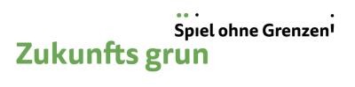 Logo des Projekts Zukunftsgrün mit grünem Schriftzug