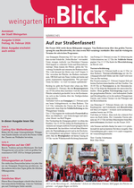 Das Titelblatt zeigt das verkleidete Team der Stadtverwaltung beim Rathaussturm 2025