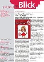 Die Titelseite des Heftes zeigt das Logo des Welfenfests, ein gezeichneter Löwe in Rot und Weiß