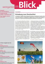 Das Titelblatt der Ausgabe zeigt bunte Drachen, die in den Himmel steigen